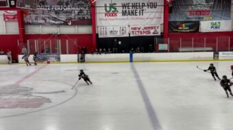 Strong forecheck leads to turnover and getting the assist on my teammate’s goal! Image